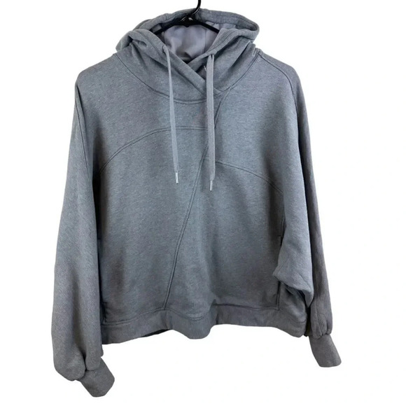 Lululemon Broken Beats Hoodie Heathered Glacier Grey size X/S - Picture 11 of 16
